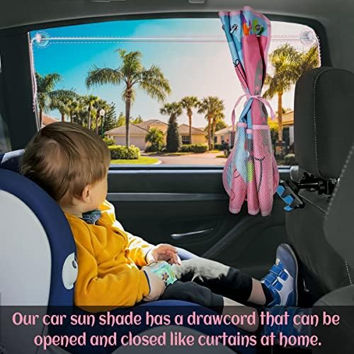 DIZA100 Car Sun Shade for Window Baby, 2 Pack Full Shade Window Shades - Image 3