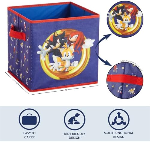 Idea Nuova Sonic the Hedgehog Storage Cubes - Image 4