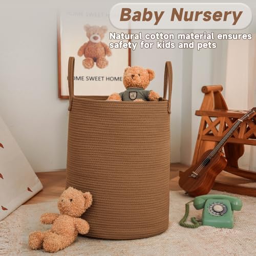 JMvicyroam 100L Cotton Rope Laundry Basket Hamper - Image 2