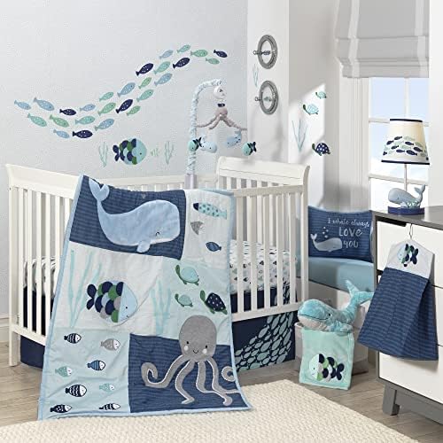 Lambs & Ivy Oceania 6-Piece Baby Crib Bedding Set by LambsIvy