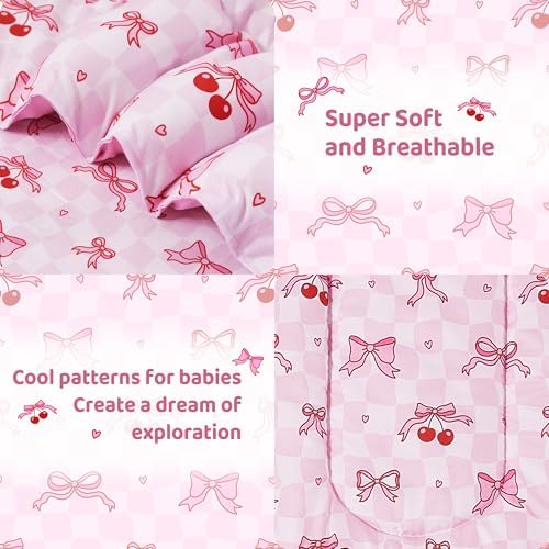 lasoftan Toddler Bedding Set, Toddler Bed Comforter Sets - Image 2