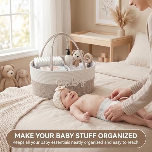 Baby Diaper Caddy Organizer - Image 3