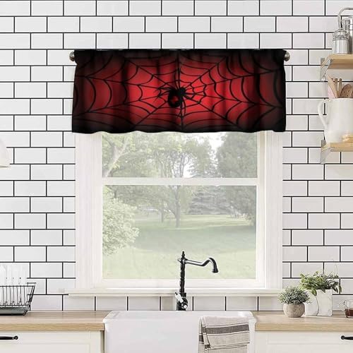 Halloween Kitchen Valances Windows Curtains, 1 Panel - Image 4