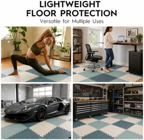 18 Pcs EVA Foam Floor Tiles, Puzzle Exercise Mat Set - Image 7