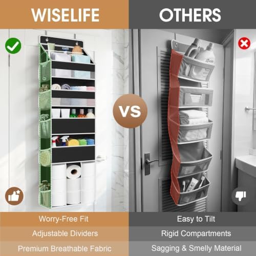 WISELIFE 5-Tier Over the Door Organizer - Image 6