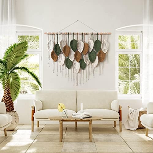 Large Macrame Wall Hanging Boho Woven Tapestry Chic Home Decor Wall Art - Image 6