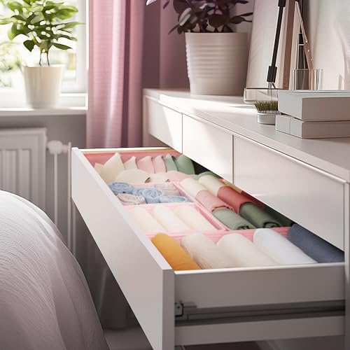 Criusia Drawer Organizer Clothes, 10 Pack Dresser Organizer - Image 6