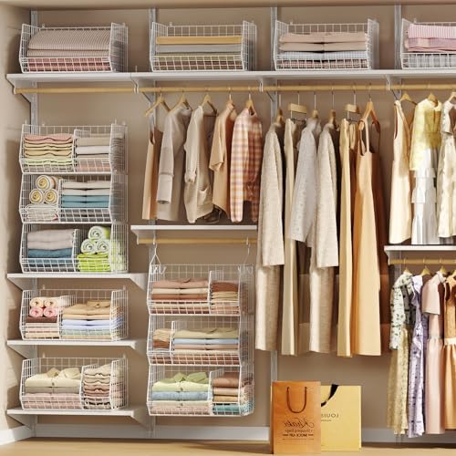 3 Tier Extra Large Closet Hanging Shelves - Image 4