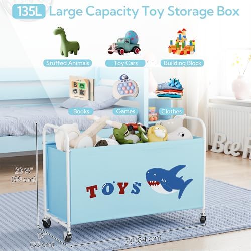GRANNY SAYS 135L Large Toy Box for Boys, Toy Chest Storage - Image 2