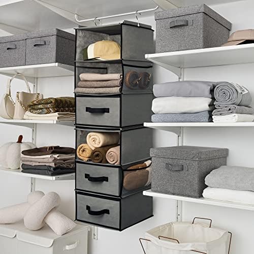 GRANNY SAYS Hanging Closet Organizer, 5 Drawers, 6 Shelves, 4 Pockets - Image 2