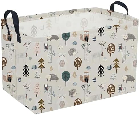 Sanjiaofeng Rectangular Cute Animals Storage Baskets, Foldable Kids Toy Clothes by Sanjiaofen