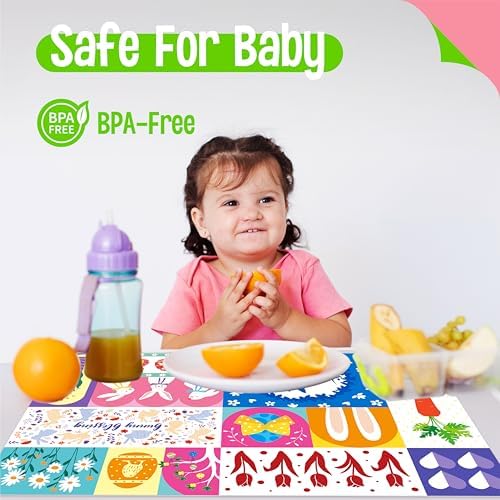 6 Pack Easter Placemats, Non-Slip Washable, Reusable Placemat - Image 2