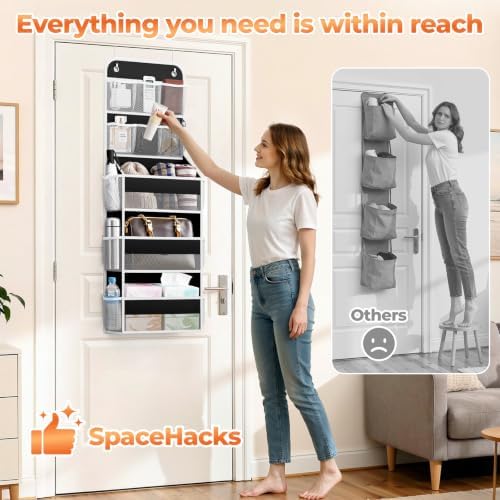 SpaceHacks 5-Tier Over the Door Organizer - Image 6