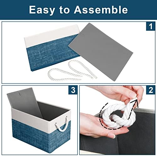 Fab totes Storage Bins 2-Pack, Foldable Storage Baskets - Image 6