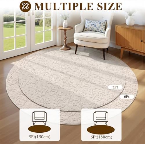 Vaukki Round Rug for Living Room - Image 4