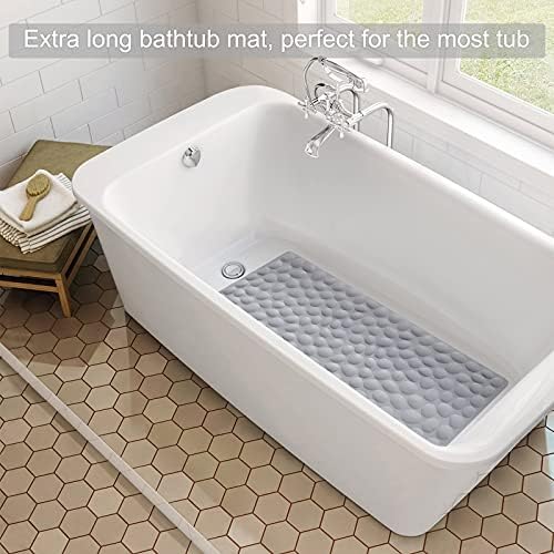 Non-Slip Bathtub Mat OTHWAY Soft Rubber Bathroom Bathmat - Image 6