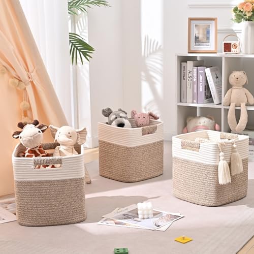 13 Inch Storage Cubes, 3 Pack Cube Storage Bins - Image 3