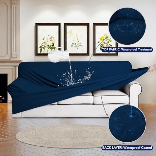 PureFit 100% Waterproof Chair Couch Cover Slipcovers - Image 3