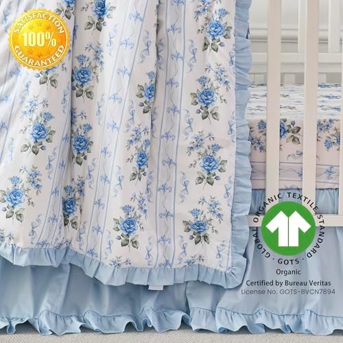 Brandream Organic Cotton Baby Crib Bedding Set - Image 3