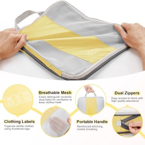 OlarHike 10 Set Compression Packing Cubes - Image 7