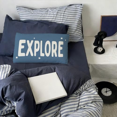 Blue Explore 12x20 Pillow Cover - Image 6