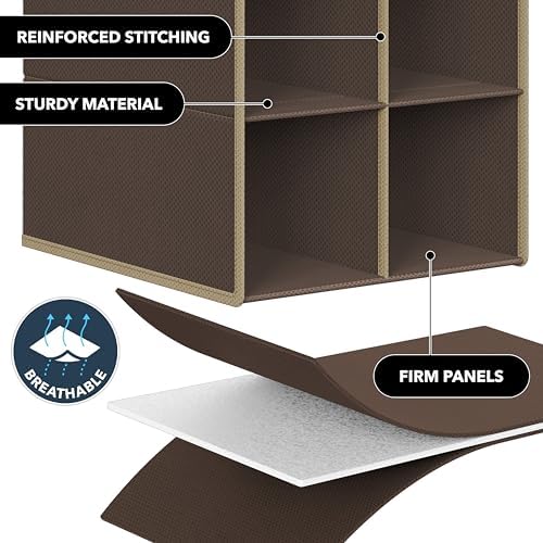 Simple Houseware 20 Section Shelves Hanging Shoes Organizer - Image 5