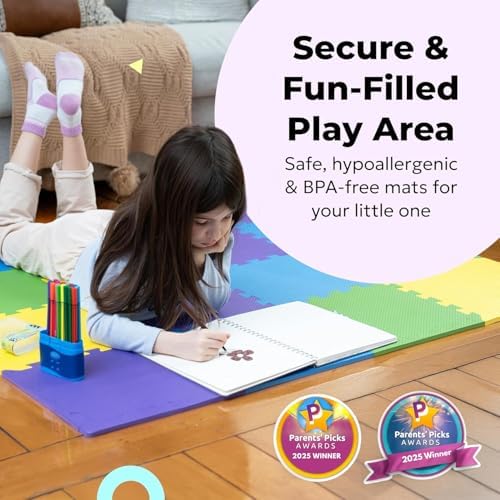 MioTetto Baby Play Mat, Soft Foam Floor Tiles - Image 4