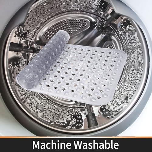 Yimobra Square Shower Mat Non Slip, Super Strong Suction Cups, Machine Washable - Image 6