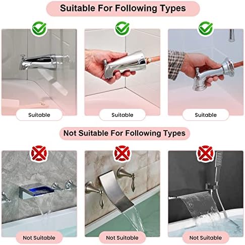 Bath Helper - Bath Tub Faucet Extender - Guides Water Directly from Faucet to - Image 7