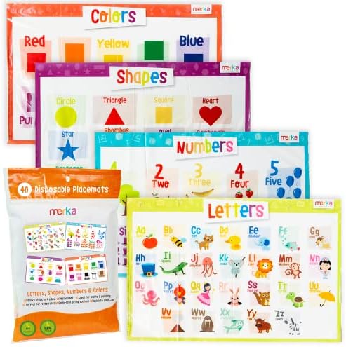 Merka Disposable Placemats for Baby & Toddler by merka