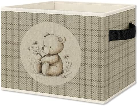 Bear Nursery Foldable Storage Bins Box by Unknown