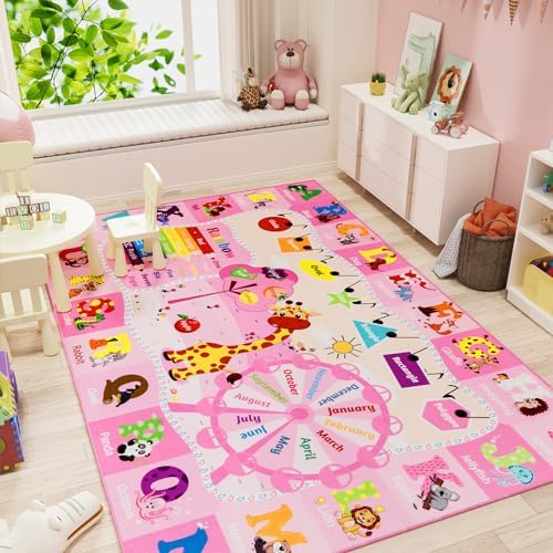 BENRON 3x5 Playroom Rug for Kids Washable, Play Mat - Image 6