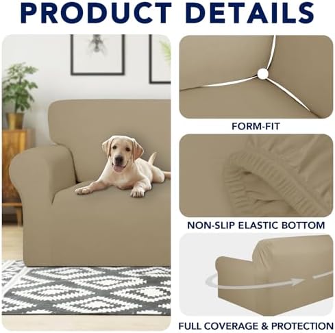 PureFit Waterproof Couch Cover Slipcovers - Image 4