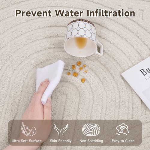 Pauwer 3x8 Area Rugs for Living Room, Modern Non Slip Washable Rug - Image 4