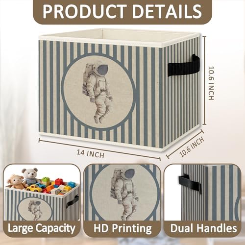 Space Nursery Foldable Storage Bins Box - Image 6