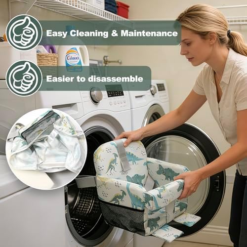 Grocery Shopping Cart Cover for Baby，Baby Comfort High Chair Cover - Image 4