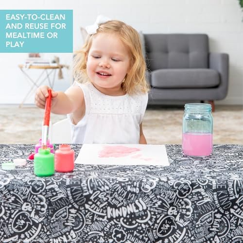 Bumkins Baby Splat Mat for Under High Chair, Babies Toddlers Eating Mess Mat - Image 4