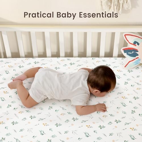 david's kids 3 Pack Fitted Crib Sheets, Ultra Soft Breathable Comfortable Baby - Image 6