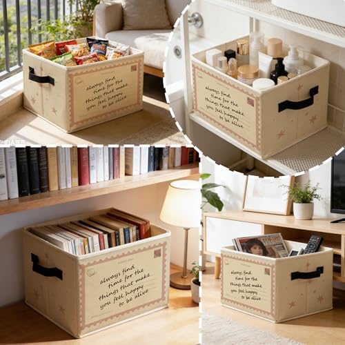 Trendy Pink Inspirational Storage Bins Box - Image 4