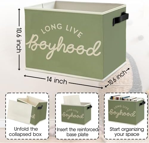 Long Live Boyhood Boys Storage Bins Box - Image 6
