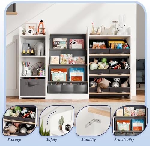 Kids Bookshelf and Toy Storage - Image 4