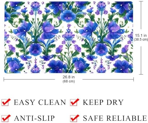 Non Slip Shower Mat Bathtub Mat 15.1x26.8 Inch, Quick Dry Bath Mat - Image 4