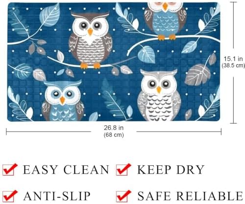 Non Slip Shower Mat Bathtub Mat 15.1x26.8 Inch, Quick Dry Bath Mat - Image 4