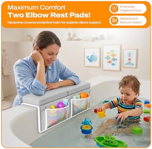 Bath Kneeler and Elbow Rest Pad Set-Baby Bath Kneeler - Image 5