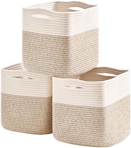 11 Inch Cube Storage Bins, 11x11 Organization Bins by Unknown