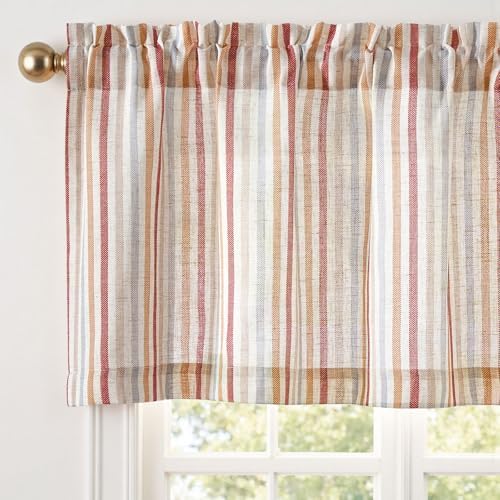 jinchan Linen Boxter Stripe Valances by JINCHAN