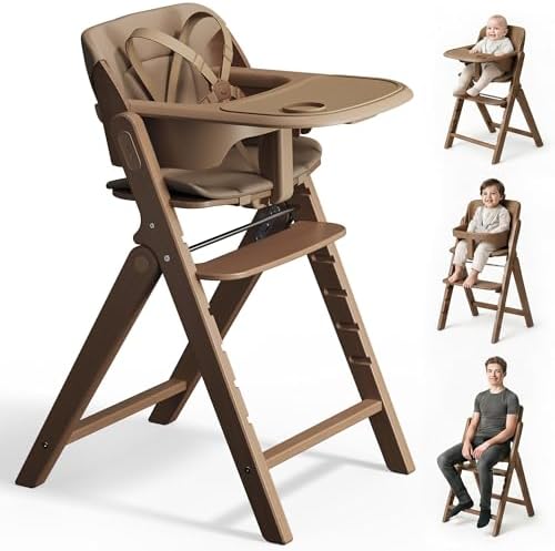 Mamazing GrowPod Pro Wooden Baby High Chair by MAMAZING