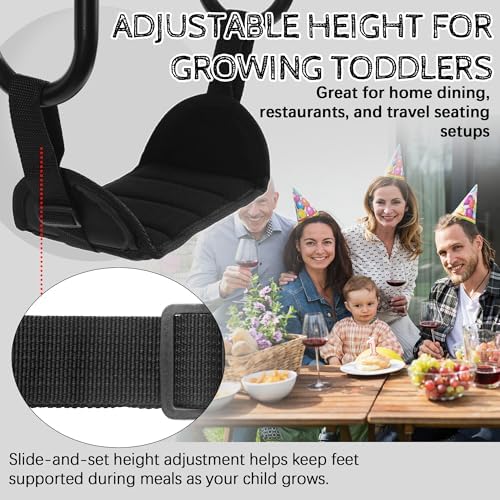 Adjustable Baby Footrest for Clip-On Table Chair - Image 3