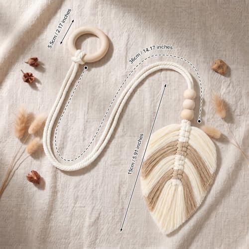 Novabright 4 Pack Boho Curtain Tiebacks - Image 3