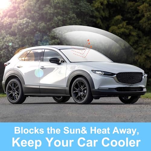 TINGLU Sun Shade for Mazda CX30 CX-30 2019-2024 2025 2026 Accessories - Image 5
